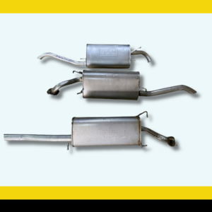 SILENCIADORES TIPO ORIGINAL ACERO INOXIDABLE, GALVANIZADO, ALUMINIZADO Y GALVALUM LÍNEA CHEVROLET AVEO