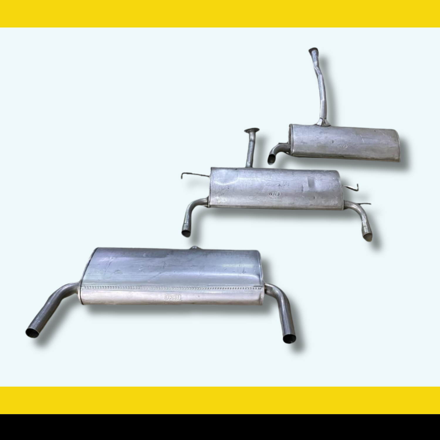 SILENCIADORES PARA CAMIONETAS 1 Y 2 SALIDAS PARA HYUNDAI, KIA, CAPTIVA Y OTRAS